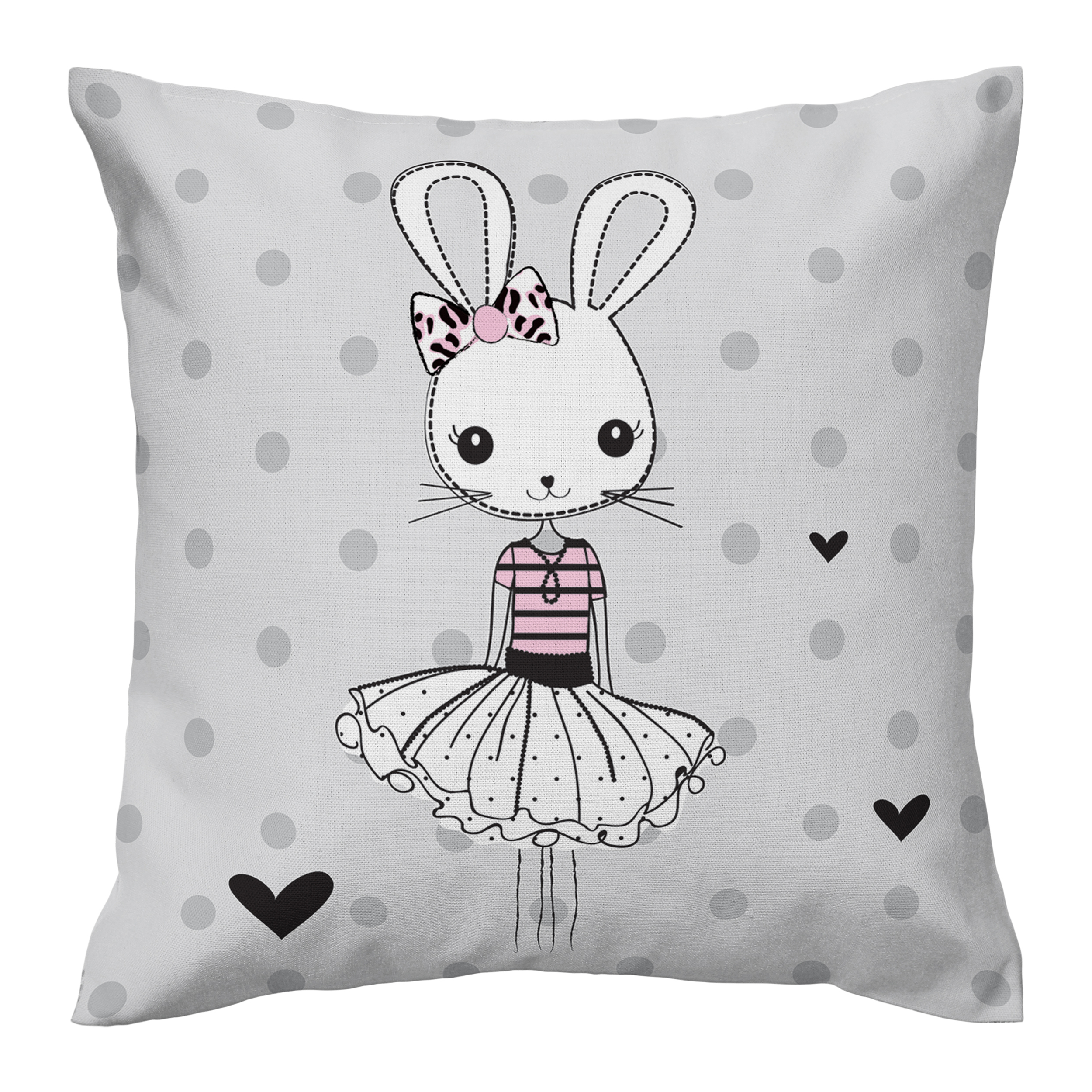 کاور کوسن کودک مدل خرگوش دورو طرح دار کد 1400171