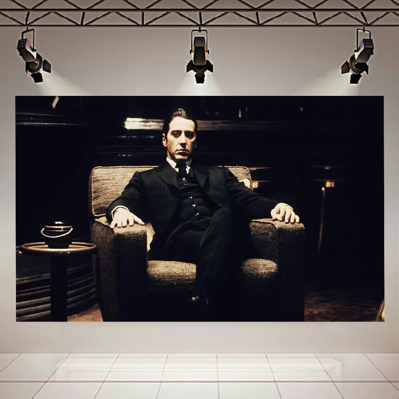 پوستر مدل بک لایت طرح پدرخوانده مایکل کورلئونه کد AR30651