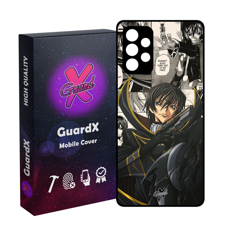 کاور گارد ایکس طرح لولوش انیمه مدل Glass10544 مناسب برای گوشی موبایل سامسونگ Galaxy A52/A52S