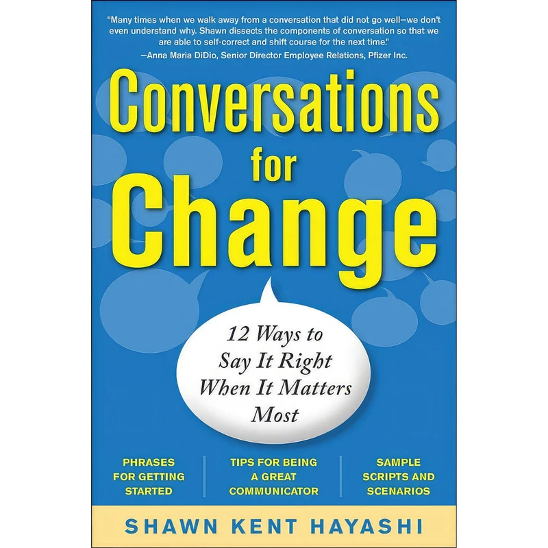 کتاب Conversations for Change اثر Shawn Kent Hayashi انتشارات McGraw Hill