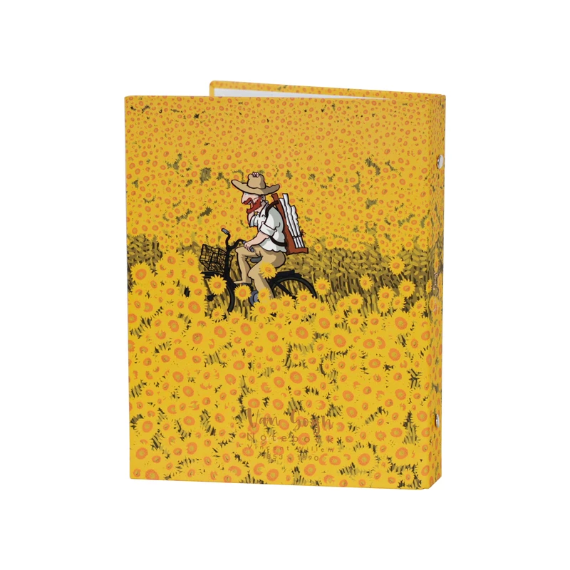 دفتر کلاسوری 100 برگ طرح ونگوگ کد VR20-01