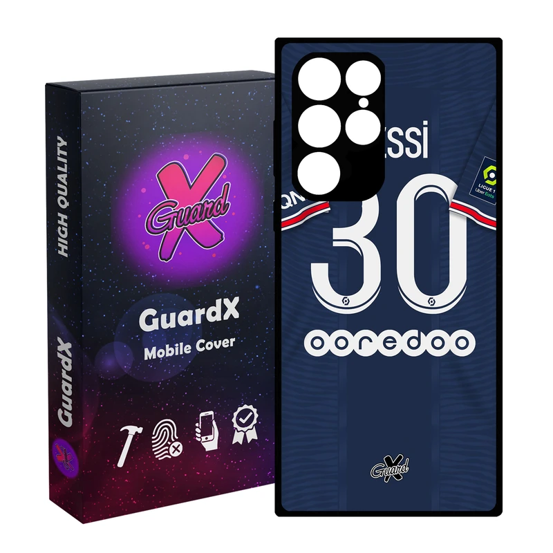 کاور گارد ایکس طرح Messi مدل Glass10356 مناسب برای گوشی موبایل سامسونگ Galaxy S23 Ultra