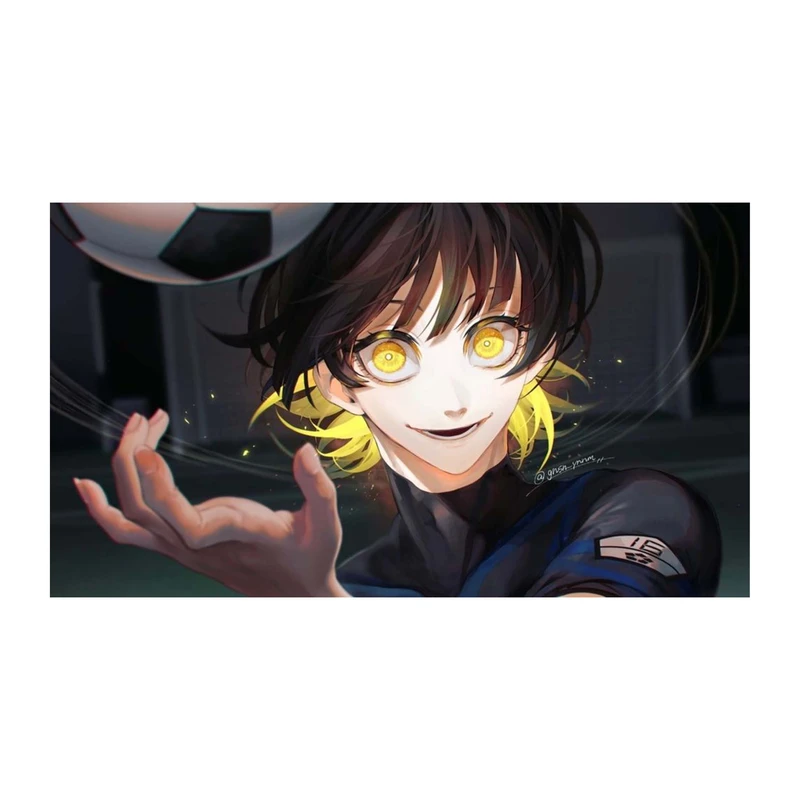 استیکر لپ تاپ و موبایل مدل انیمه طرح بلو لاک مگورو باچیرا blue lock Meguru Bachira کد 1475