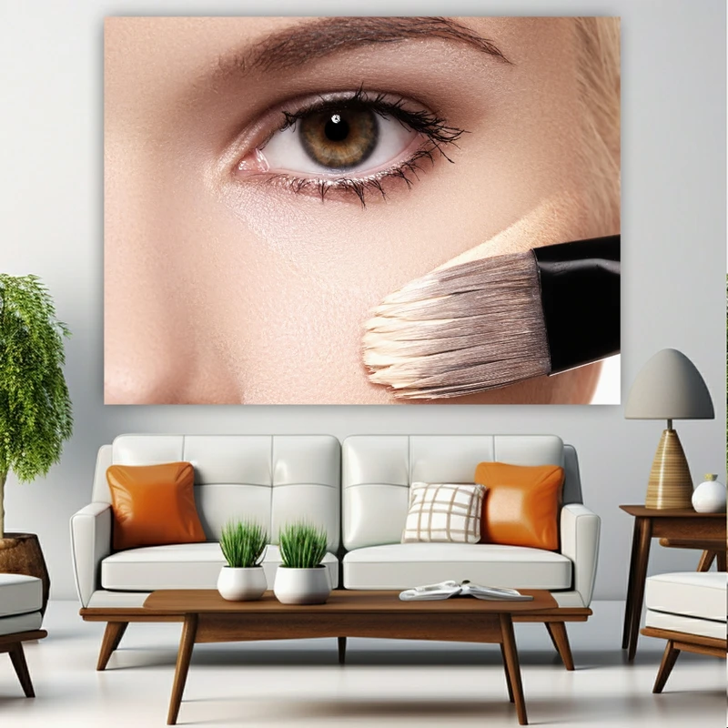 پوستر دیواری طرح میکاپ مدل گریم کد BK23099