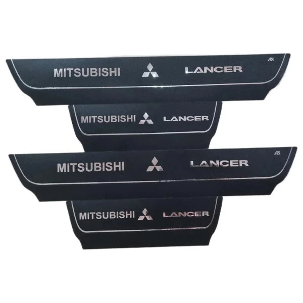 برچسب پارکابی خودرو استیک طرح چرم کد M390 مناسب برای میتسوبیشی لنسر مجموعه 4 عددی