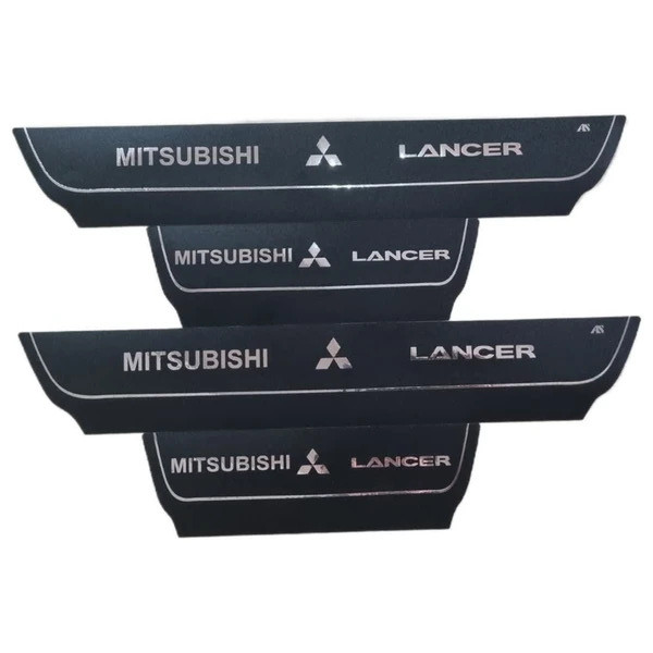 برچسب پارکابی خودرو استیک طرح چرم کد M390 مناسب برای میتسوبیشی لنسر مجموعه 4 عددی