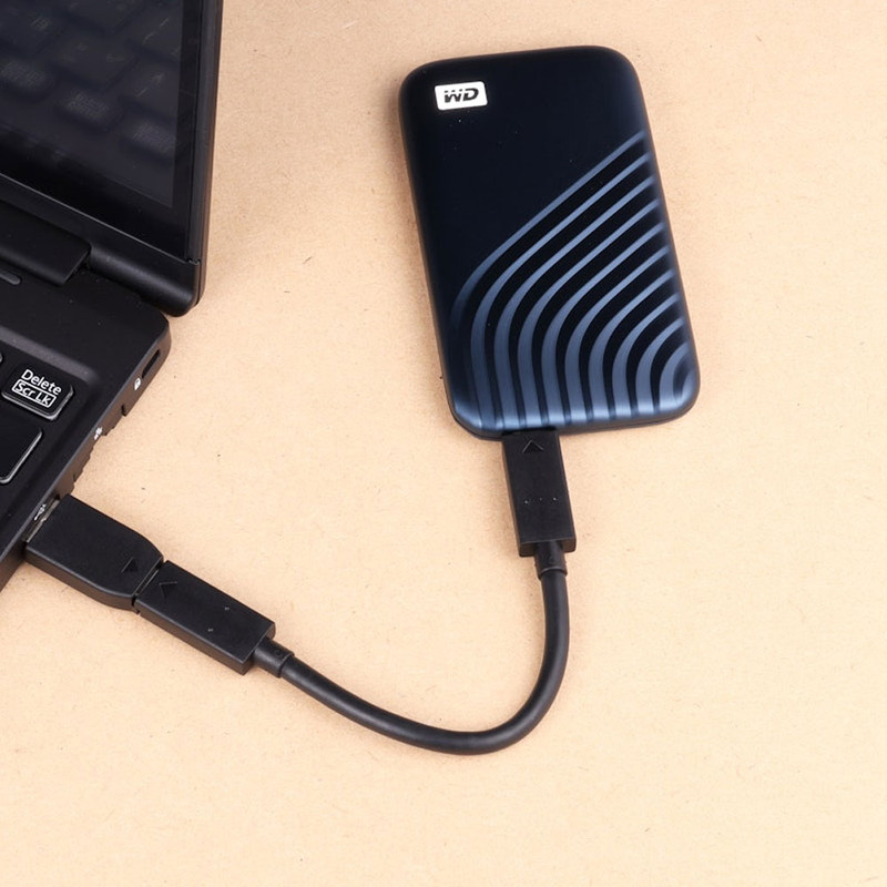 اس اس دی اکسترنال وسترن دیجیتال مدل My Passport WDBAGF0010BBL ظرفیت 1 ترابایت رابط USB 3.2 Gen2