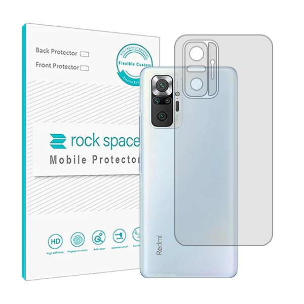 محافظ پشت گوشی شفاف راک اسپیس مدل HyGEL مناسب برای گوشی موبایل شیائومی Redmi Note 10 Pro(Global Version)