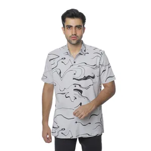 پیراهن آستین کوتاه مردانه کیکی رایکی مدل MBB20137-040