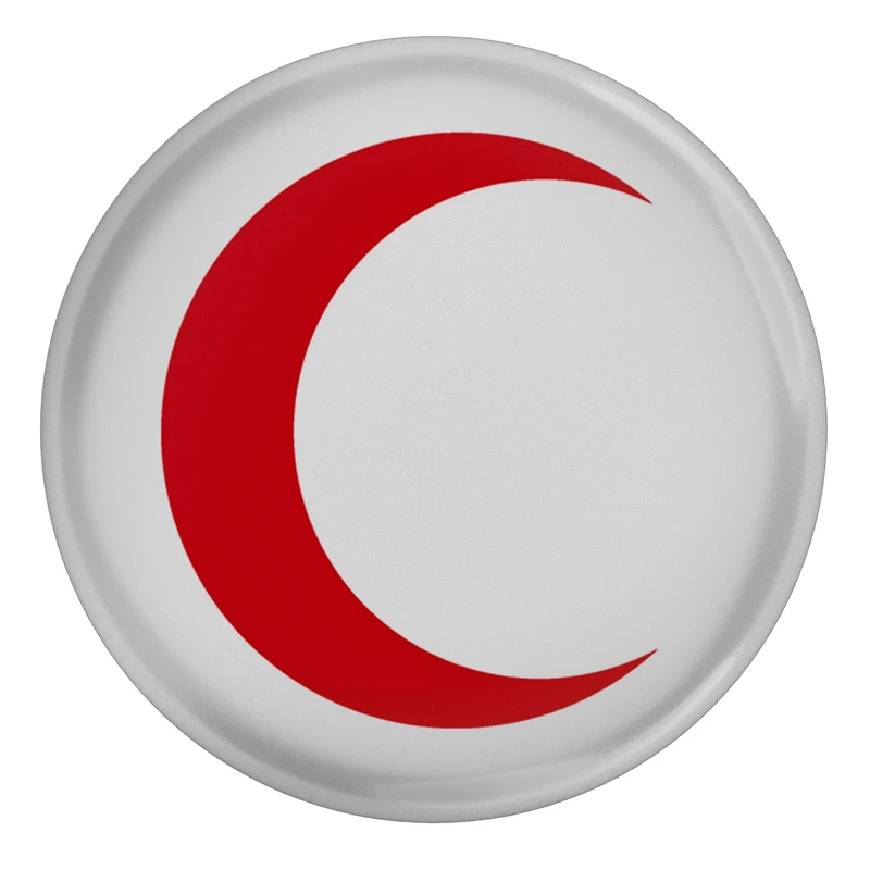 مگنت طرح لوگو هلال احمر مدل S12435 