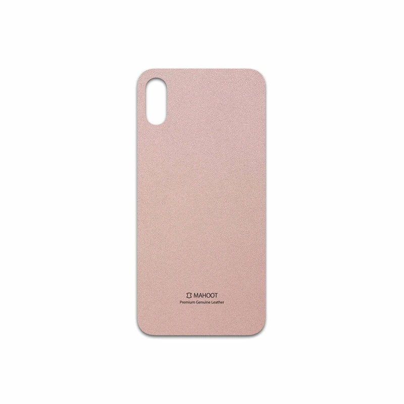 برچسب پوششی ماهوت مدل Rose Gold Leather مناسب برای گوشی موبایل اپل iPhone XS