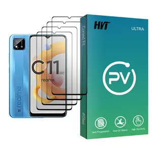 HVT PV Glass MIX004 Screen Protector For Realme C11 (2021) Pack Of 4