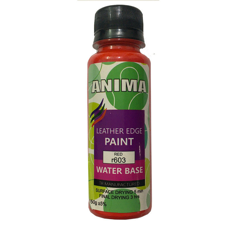 رنگ قرمز لبه چرم آنیما کد R603 وزن 150 گرم