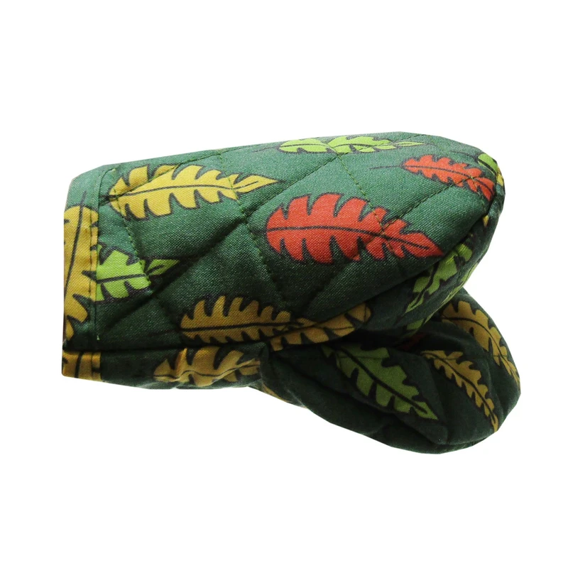 دستکش فر هوم اند لایف مدل پاییز طرح برگ کد D