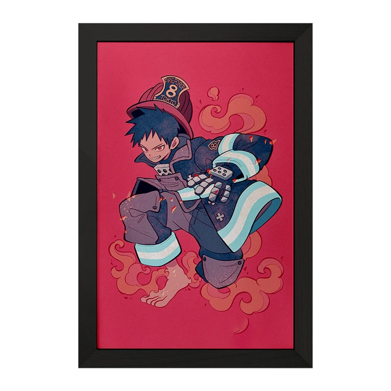 تابلو خندالو مدل شینرا انیمه نیروی آتش کد 32230