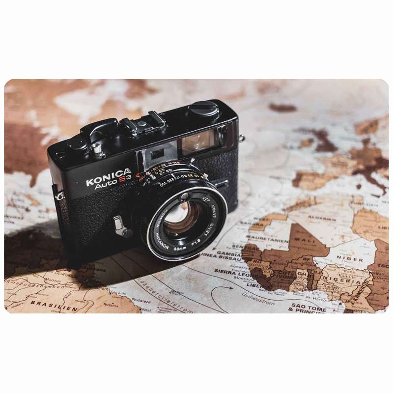 پادری طرح دووربین و گل مدل 2714 سایز 76x46 سانتی متر