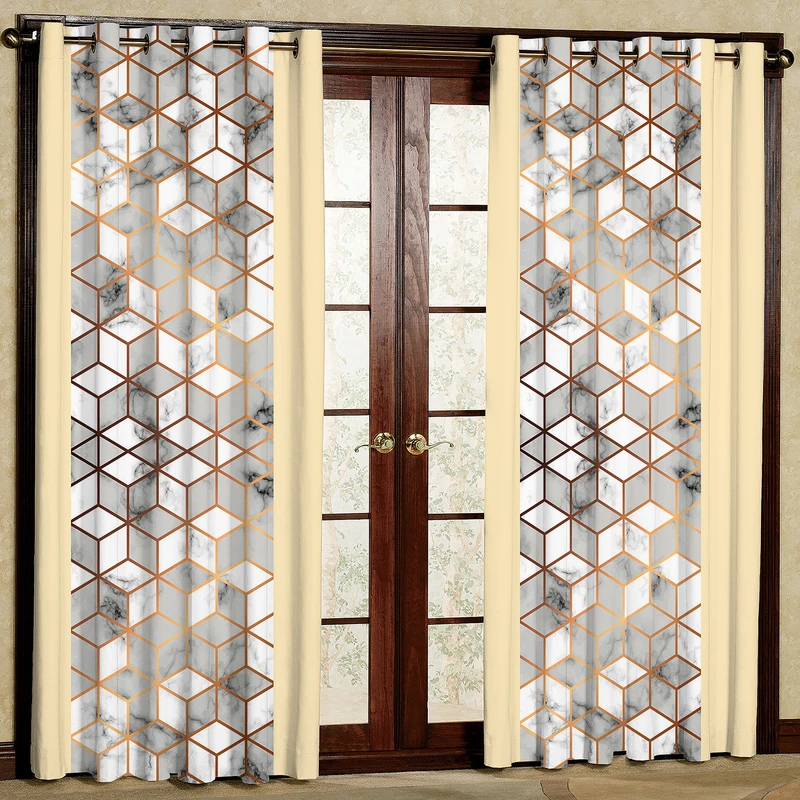 پرده مدل مخمل پانچی کد 4192T2 سایز 200x140 سانتی متر