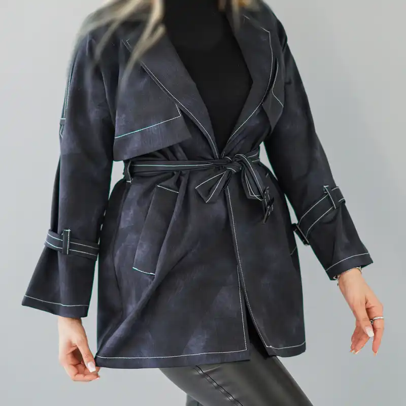 بارانی زنانه السانا مدل مهرانه کد 157635