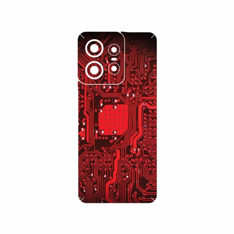 برچسب پوششی ماهوت مدل Red_Printed_Circuit_Board مناسب برای گوشی موبایل موتورولا Edge 50 Pro