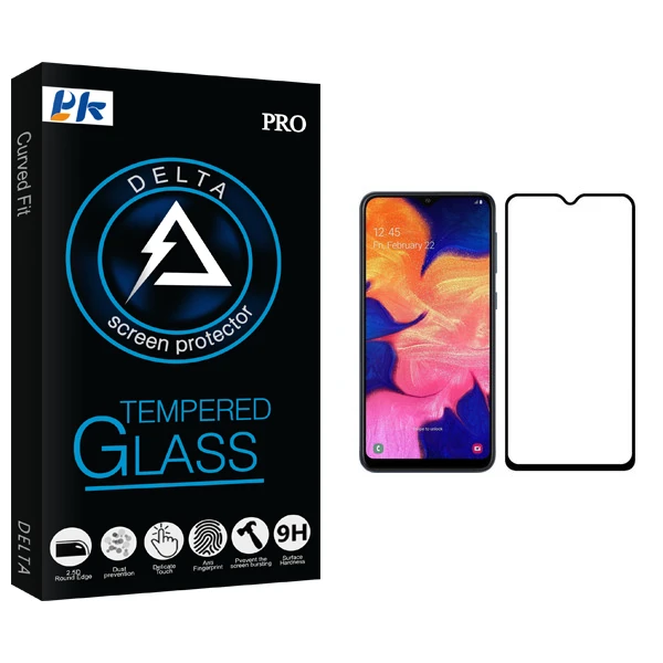 محافظ صفحه نمایش پی کی مدل Delta Glass مناسب برای گوشی موبایل سامسونگ Galaxy A10