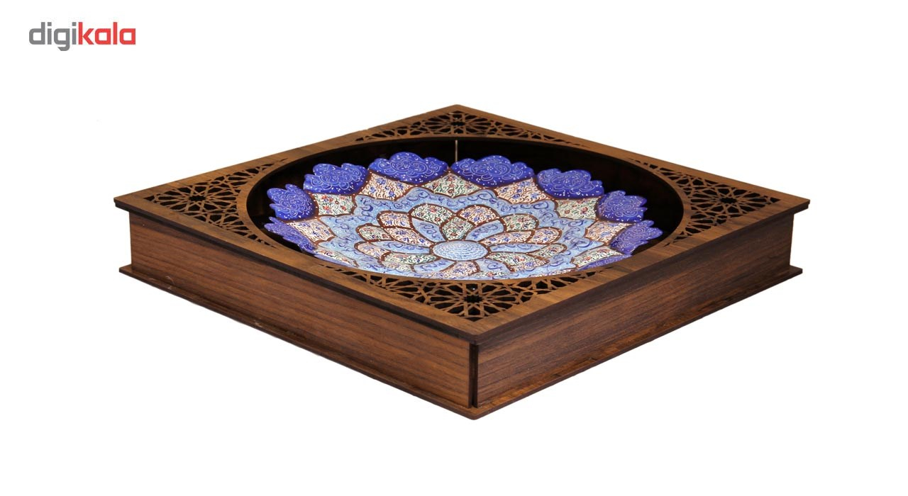 بشقاب مینا کاری چیتساز کد Dmt4