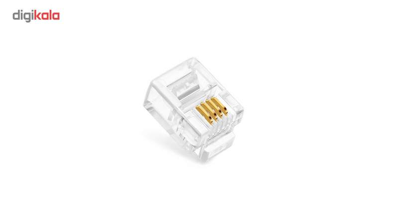 سوکت تلفن RJ11 ان پی مدل TM بسته 50 عددی