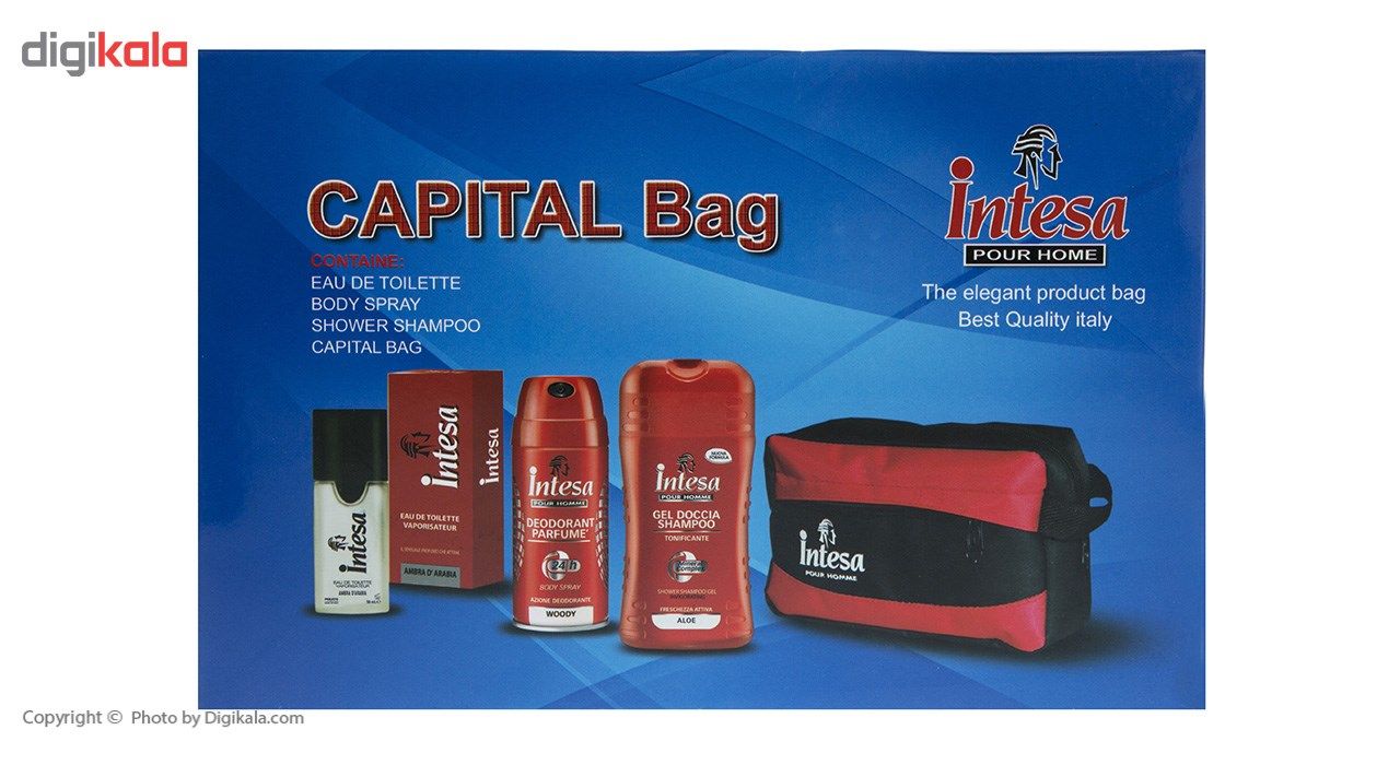 پک بهداشتی آقایان اینتسا مدل Capital Bag بسته 3 عددی -  - 2