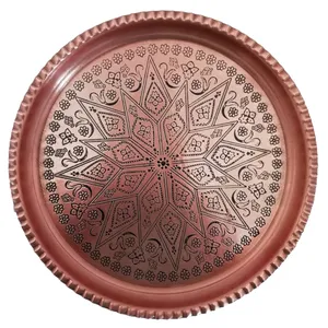 سینی مسی کد AL-80040085  قطر 27 سانتی متر