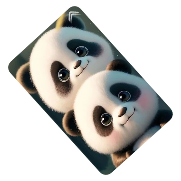 استیکر کارت طرح پاندا مدل CAC399-K-G1-146