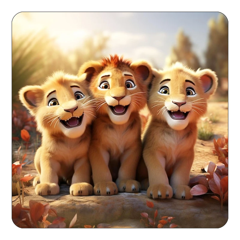 مگنت کاکتی طرح حیوانات کارتونی مدل mp28650