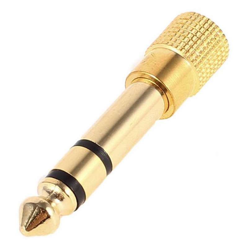 مبدل 3.5mm به 6.35mm صدا مدل GOLD مبدل 3.5mm به 6.35mm صدا مدل GOLD