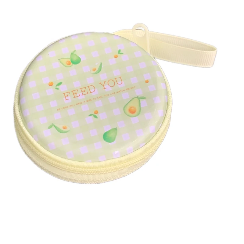 جعبه دکوری مدل قوطی فلزی زیپی طرح Avocado کد 5