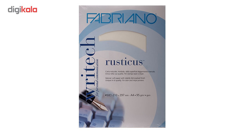 کاغذ فابریانو مدل Rusticus Bianco سایز A4 بسته 50 عددی کاغذ فابریانو مدل Rusticus Bianco سایز A4 بسته 50 عددی