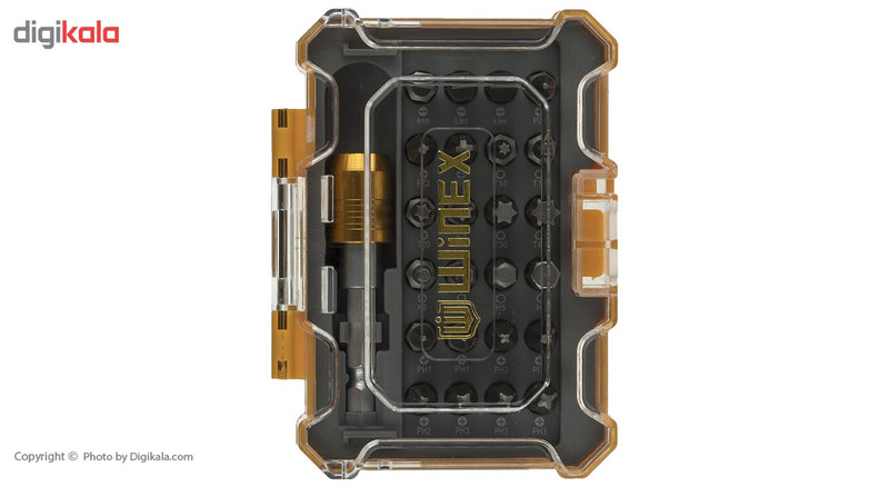 مجموعه 25 عددی پیچ گوشتی و سری پیچ گوشتی وینکس مدل EH2516