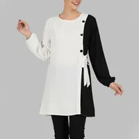 تونیک زنانه مدل ابر و بادی ترکیبی کد 705