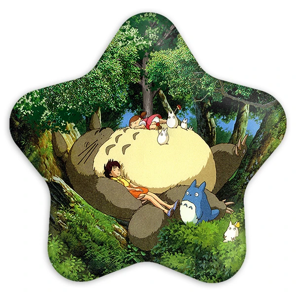 پیکسل خندالو طرح توتورو و ساتسوکی انیمه توتورو Totoro مدل ستاره ای کد 12812