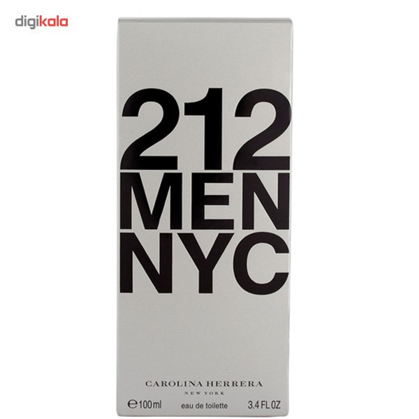 ادو تویلت مردانه کارولینا هررا مدل Men NYC 212 حجم 100 میلی لیتر ادو تویلت مردانه کارولینا هررا مدل Men NYC 212 حجم 100 میلی لیتر