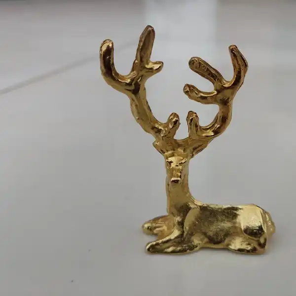 مجسمه مدل گوزن شاخ بلند 7070 بسته 2 عددی