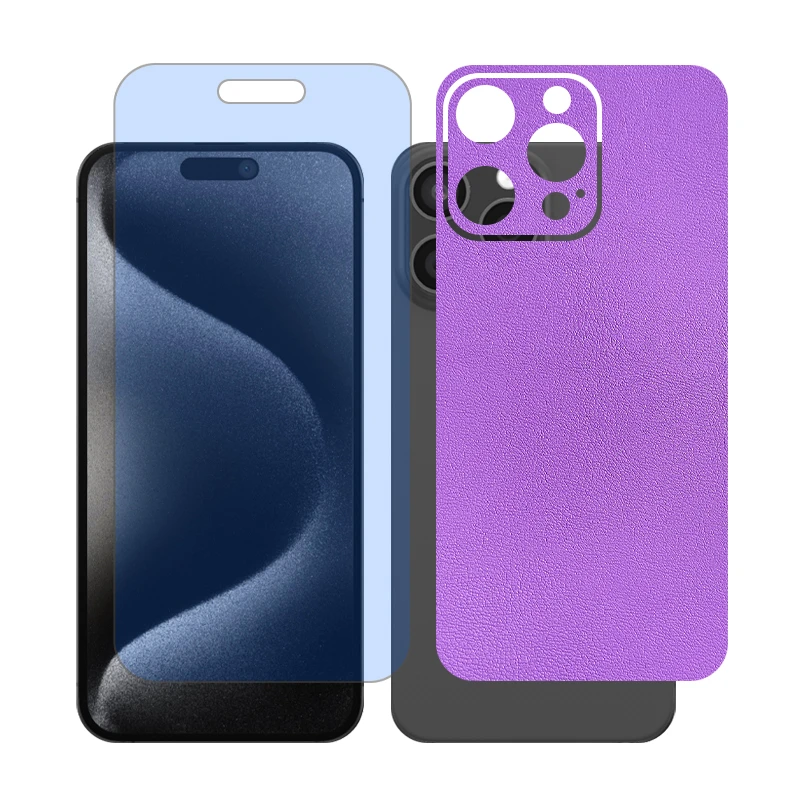 محافظ صفحه نمایش مات آنتی بلو گلس مدل Together مناسب برای گوشی موبایل اپل iPhone 16 Pro Max به همراه برچسب پوششی پشت گوشی