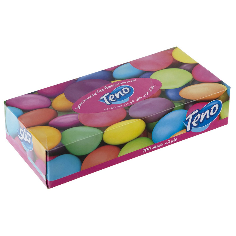 دستمال کاغذی 100 برگ تنو