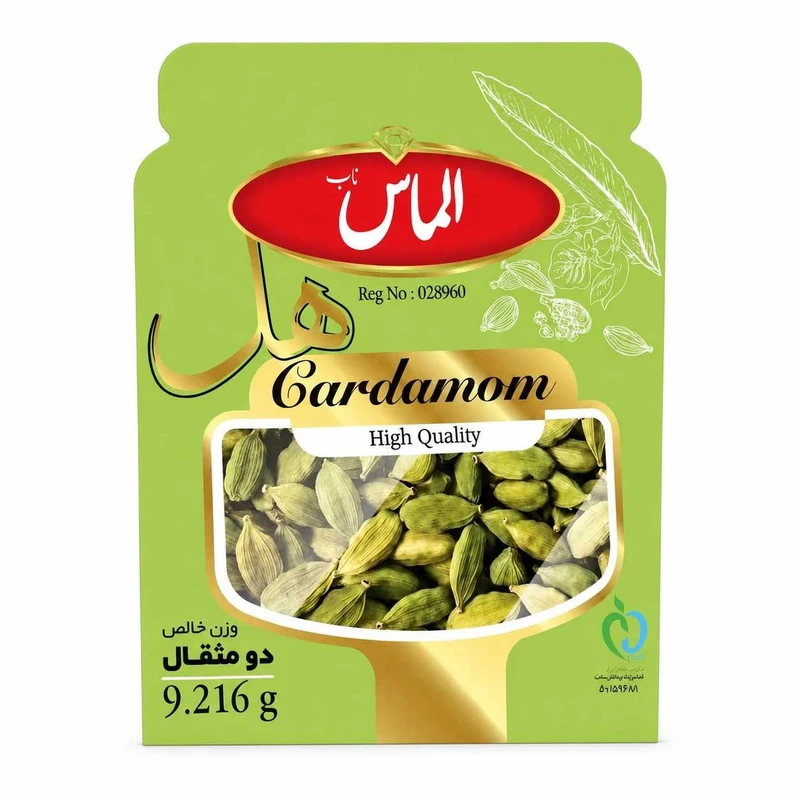 دانه هل سبز اعلا - 9.216 گرم