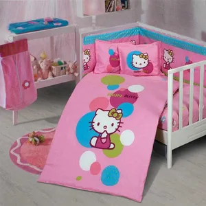 سرویس 8 تکه لحاف کودک مدل Baby Hello Kitty