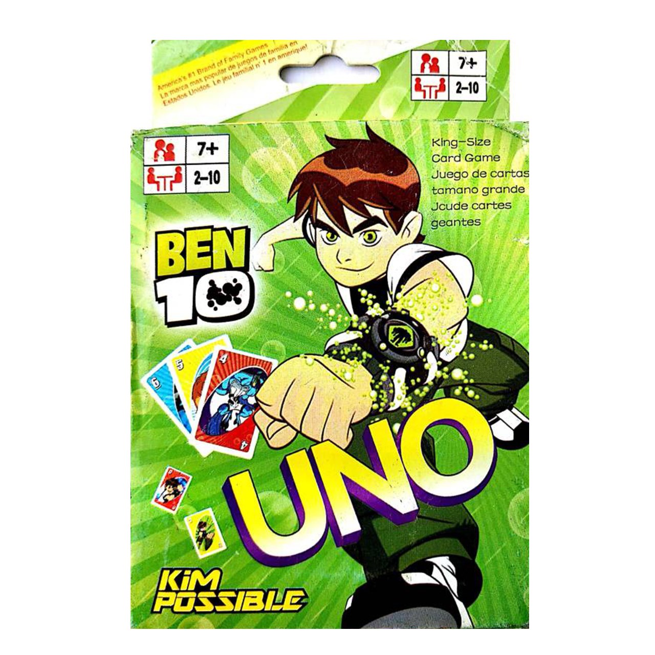 بازی فکری مدل 108 کارتی UNO ben10