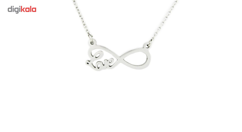 گردنبند زنانه طرح عشق بی نهایت