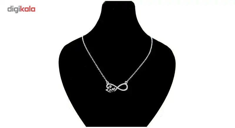 گردنبند زنانه طرح عشق بی نهایت