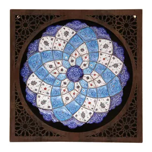 بشقاب میناکاری چیتساز کد Dmt3