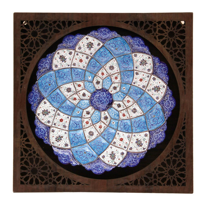 بشقاب میناکاری چیتساز کد Dmt3