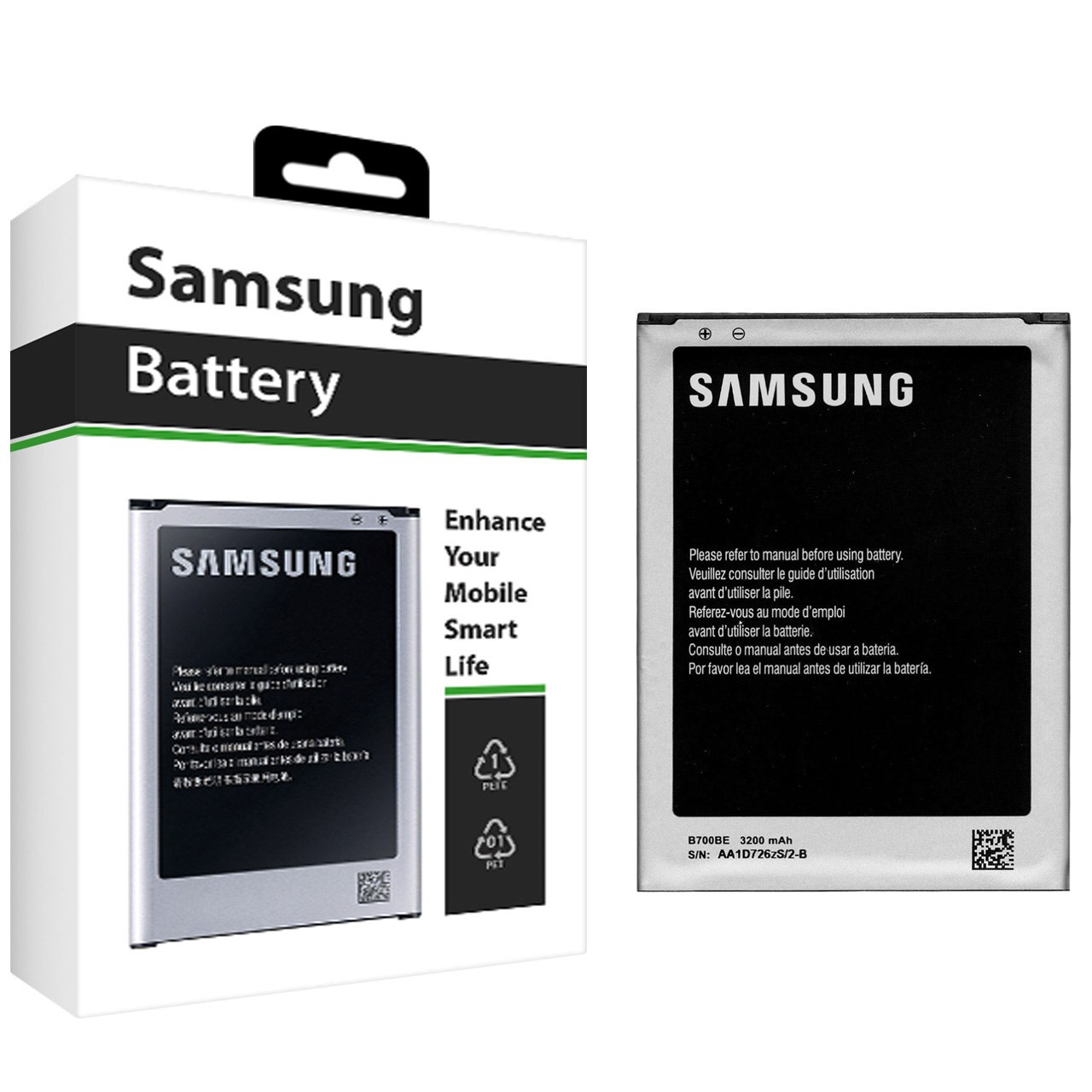 باتری موبایل سامسونگ مدل B700BE با ظرفیت 3200mAh مناسب برای گوشی موبایل سامسونگ Galaxy Mega 6.3 i9200