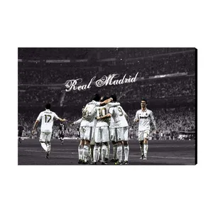 تابلو شاسی عرش مدل  AS252  طرح real madrid سایز 20x30 سانتی متر