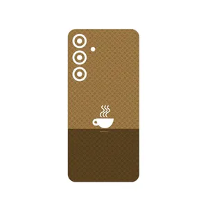 MAHOOT Minimal Cup of Coffee Icon Cover Sticker for Samsung Galaxy S24 FE